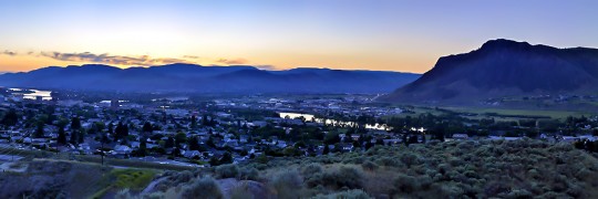 Dusk Over Kamloops 5020