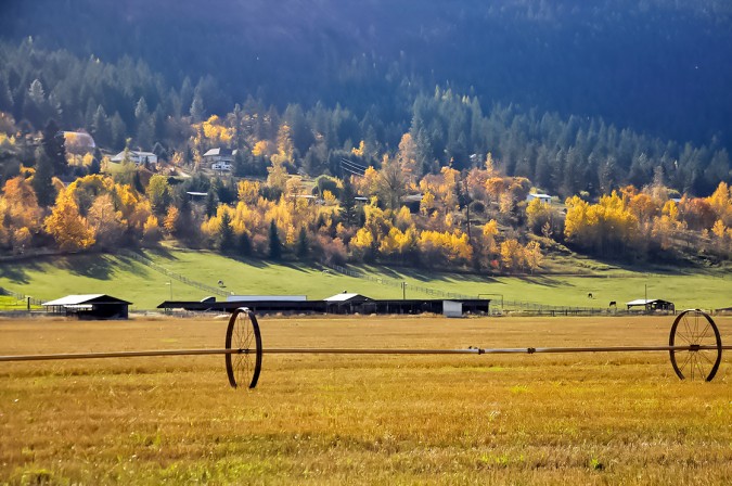 Autumn Fields near Vernon